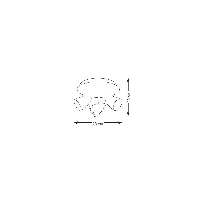 Markslöjd 106319 - Точково осветително тяло CIRO 3xGU10/35W/230V