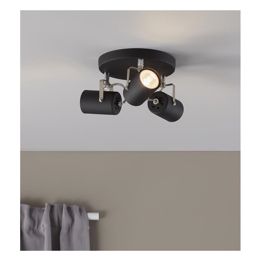 Markslöjd 106422 - Точково осветително тяло KEY 3xGU10/35W/230V