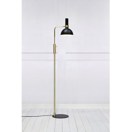 Markslöjd 106972 - Димируема Стояща лампа LARRY 1xE27/60W/230V черна/златна
