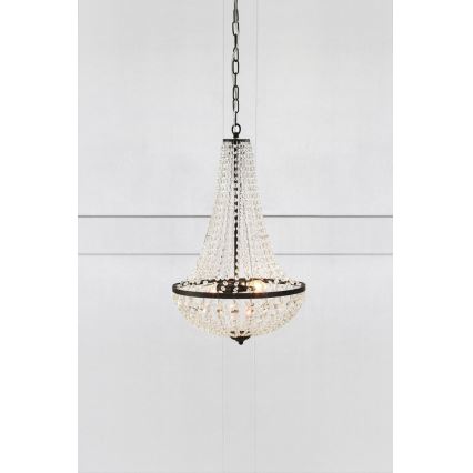 Markslöjd 107027 - Кристален полилей на верига GRÄNSÖ 2xE14/40W/230V