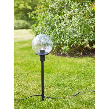 Markslöjd 107283 - LED Външна лампа GARDEN24 LED/3W/24V 81 cm IP44 черна/прозрачна