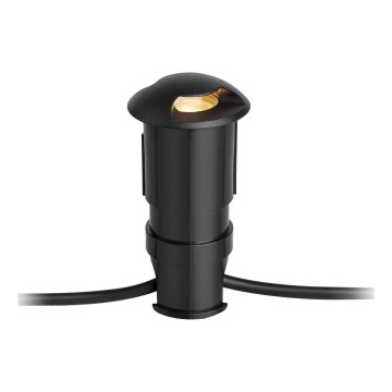 Markslöjd 107289 - LED външно вградено осветително тяло GARDEN24 LED/0,8W/24V IP44 черно