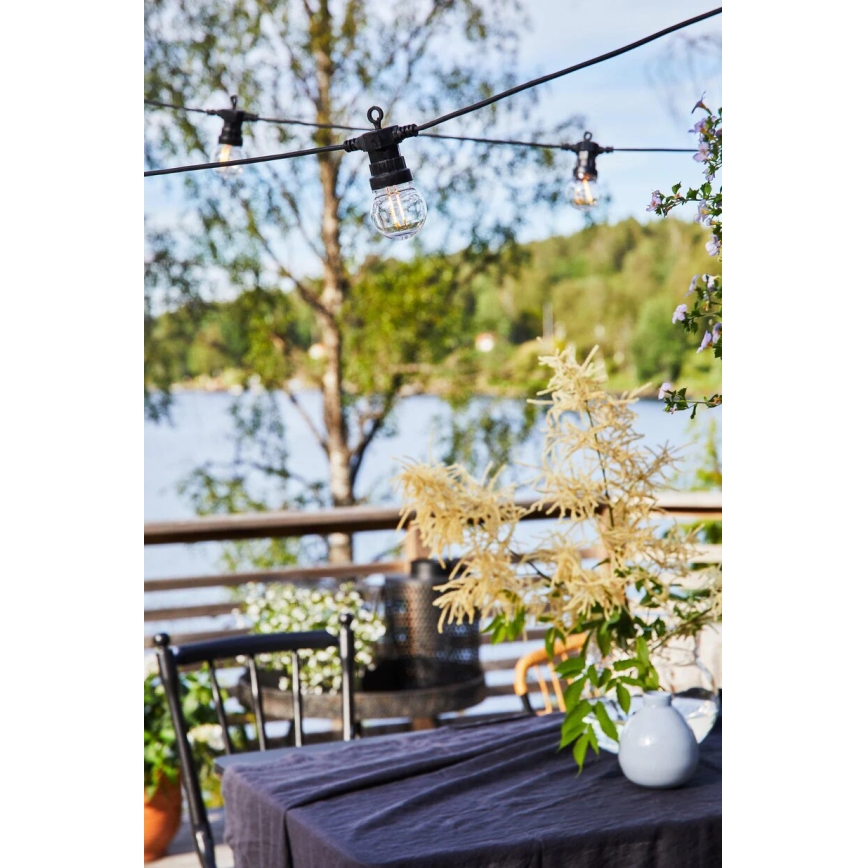 Markslöjd 107292 - LED Екстериорни декоративни лампички ГИРЛЯНДА GARDEN 10xLED 5,5m IP44