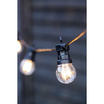 Markslöjd 107292 - LED Екстериорни декоративни лампички ГИРЛЯНДА GARDEN 10xLED 5,5m IP44