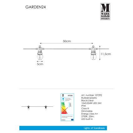 Markslöjd 107292 - LED Екстериорни декоративни лампички ГИРЛЯНДА GARDEN 10xLED 5,5m IP44