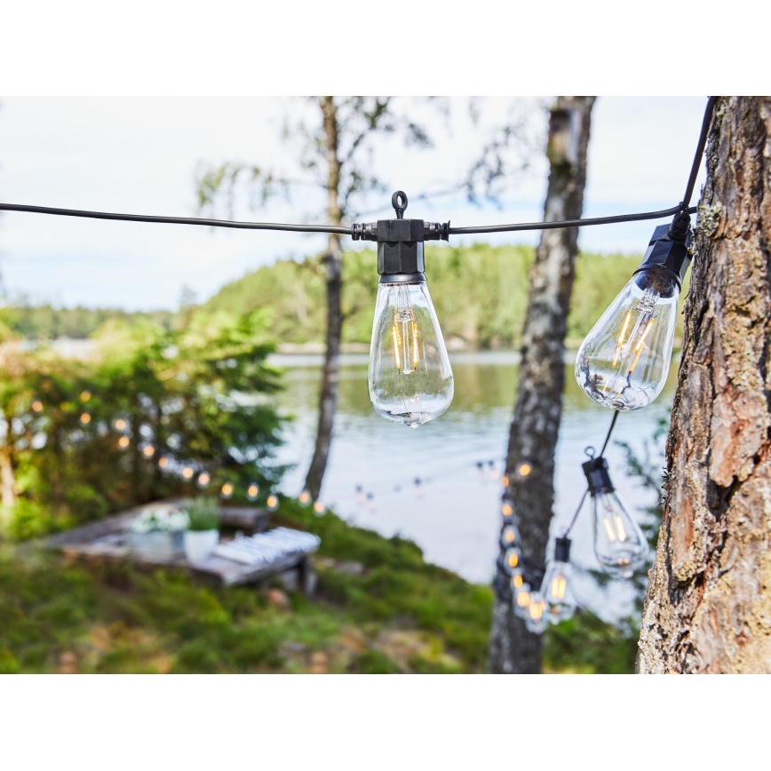 Markslöjd 107293 - LED Екстериорни декоративни лампички ГИРЛЯНДА GARDEN 10xLED 5,5 м IP44