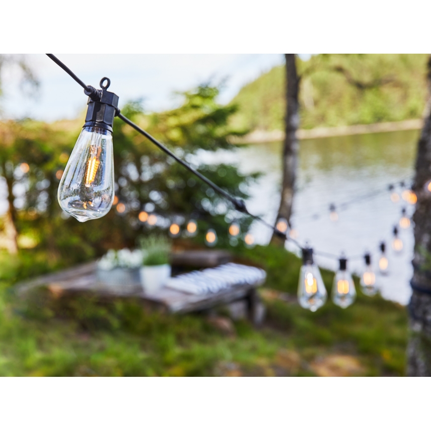 Markslöjd 107293 - LED Екстериорни декоративни лампички ГИРЛЯНДА GARDEN 10xLED 5,5 м IP44