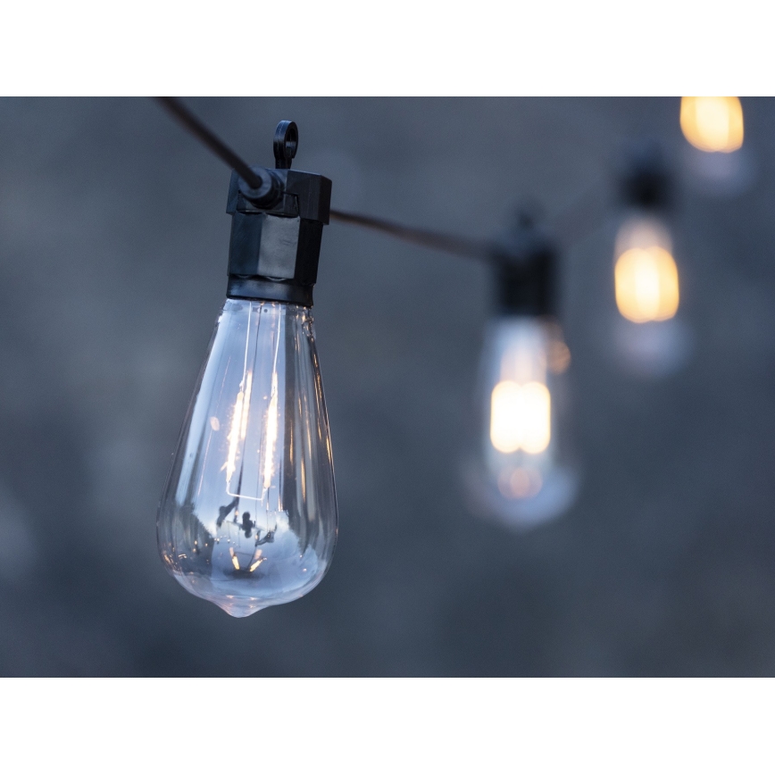 Markslöjd 107293 - LED Екстериорни декоративни лампички ГИРЛЯНДА GARDEN 10xLED 5,5 м IP44