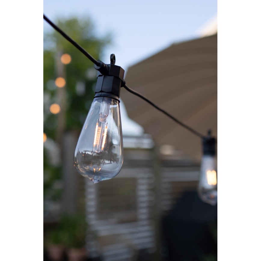 Markslöjd 107293 - LED външна декоративна гирлянда GIRLANDA GARDEN 10xLED 5,5m IP44