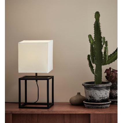 Markslöjd 107306 - Настолна лампа CUBE 1xE27/60W/230V