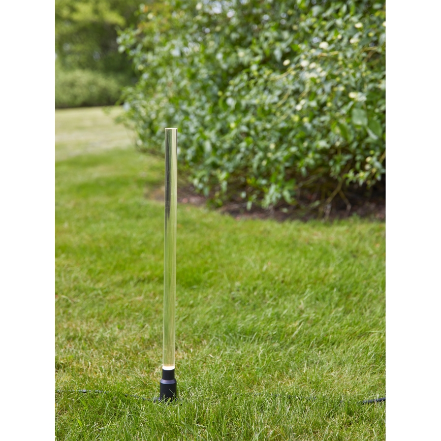 Markslöjd 107719 - LED външна лампа GARDEN24 LED/3W/24V 66 см IP44 черна/прозрачна