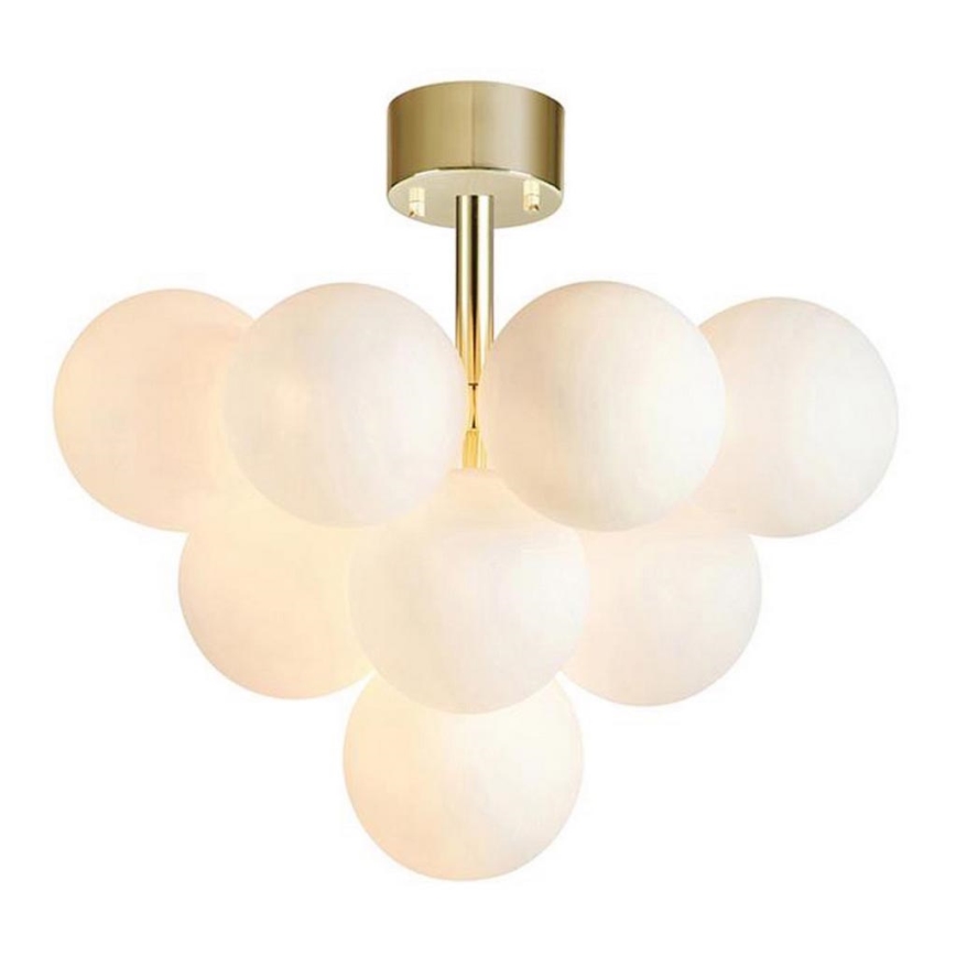 Markslöjd 107912 - Повърхностно монтиран полилей MERLOT 13xG9/20W/230V Ø 56 см бял/златист