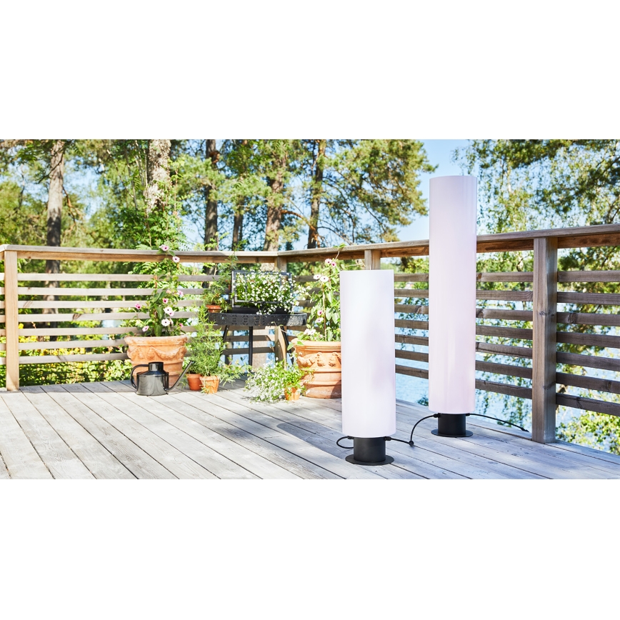 Markslöjd 107985 - LED Външна лампа GARDEN24 LED/12W/24V 70 cm IP44 черна