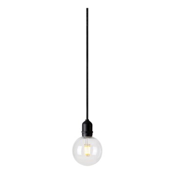 Markslöjd 107989 - LED външно окачено осветително тяло GARDEN24 LED/2,86W/24V IP44 черно/прозрачно
