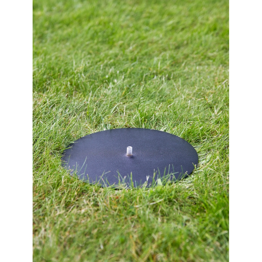 Markslöjd 107996 - Монтажна основа GARDEN24, Ø 25 см, черна