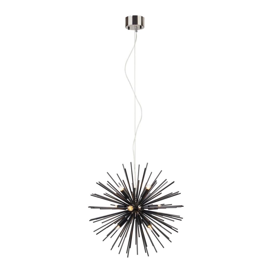 Markslöjd 108048 - Висяащ полилей SOLEIL 9xE14/20W/230V черен