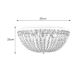 Markslöjd 108055 - Кристална лампа MADELEINE 4xE14/25W/230V IP21