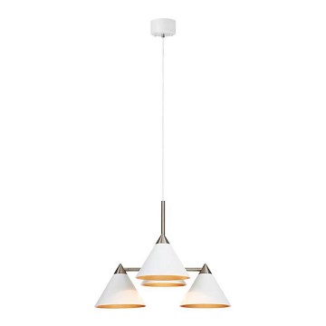 Markslöjd 108077 - Висящ полилей KLINT 4xE14/40W/230V бял