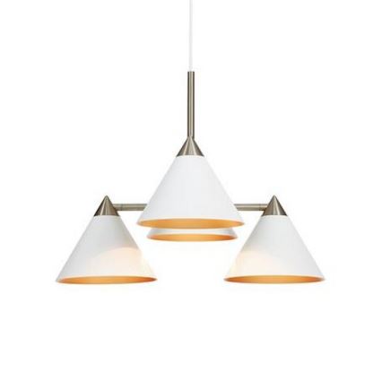 Markslöjd 108077 - Висящ полилей KLINT 4xE14/40W/230V бял