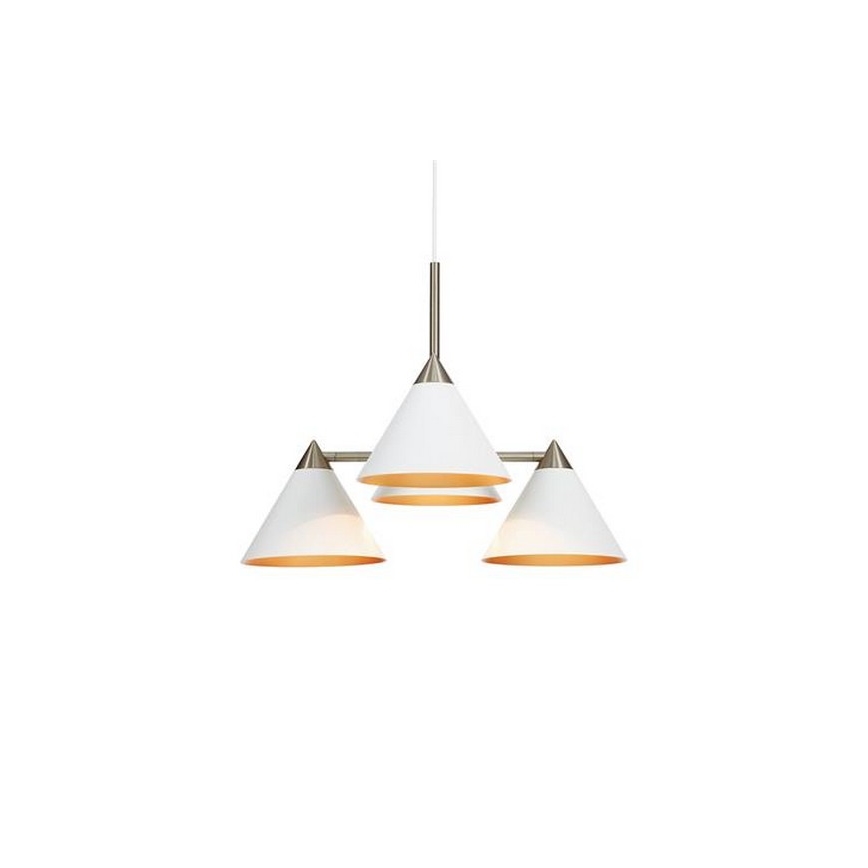 Markslöjd 108077 - Висящ полилей KLINT 4xE14/40W/230V бял