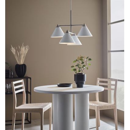 Markslöjd 108077 - Висящ полилей KLINT 4xE14/40W/230V бял