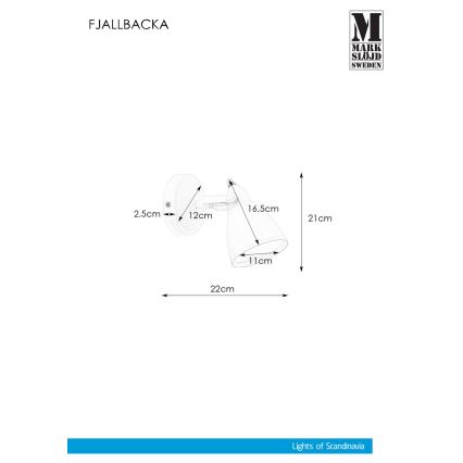 Markslöjd 108082 - Аплик за баня FJÄLLBACKA 1xG9/20W/230V IP44
