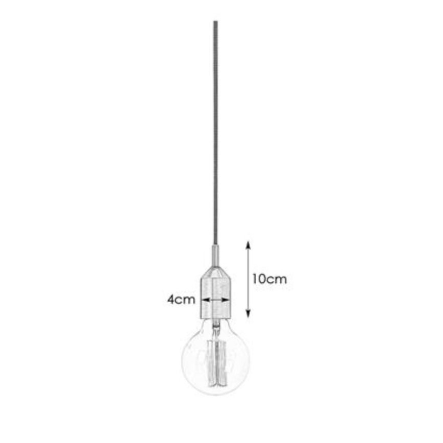 Markslöjd 108098 - Висящ полилей BRONX 1xE27/60W/230V бронз