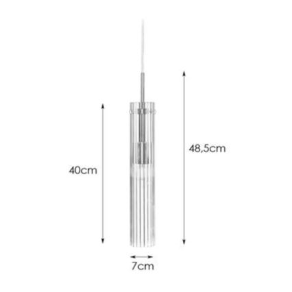 Markslöjd 108112 - Висящ полилей TUBO 1xE14/40W/230V