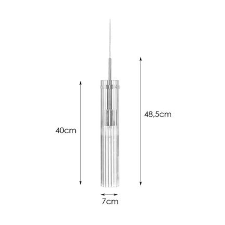 Markslöjd 108112 - Висящ полилей TUBO 1xE14/40W/230V