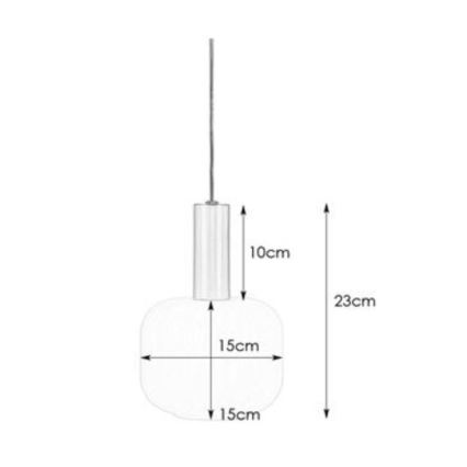 Markslöjd 108122 - Висящ полилей SOBER 1xE14/40W/230V матов хром