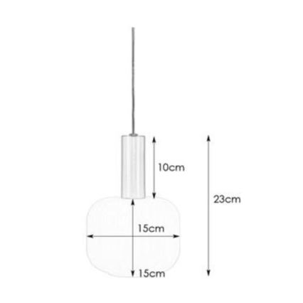Markslöjd 108123 - Висящ полилей SOBER 1xE14/40W/230V месинг