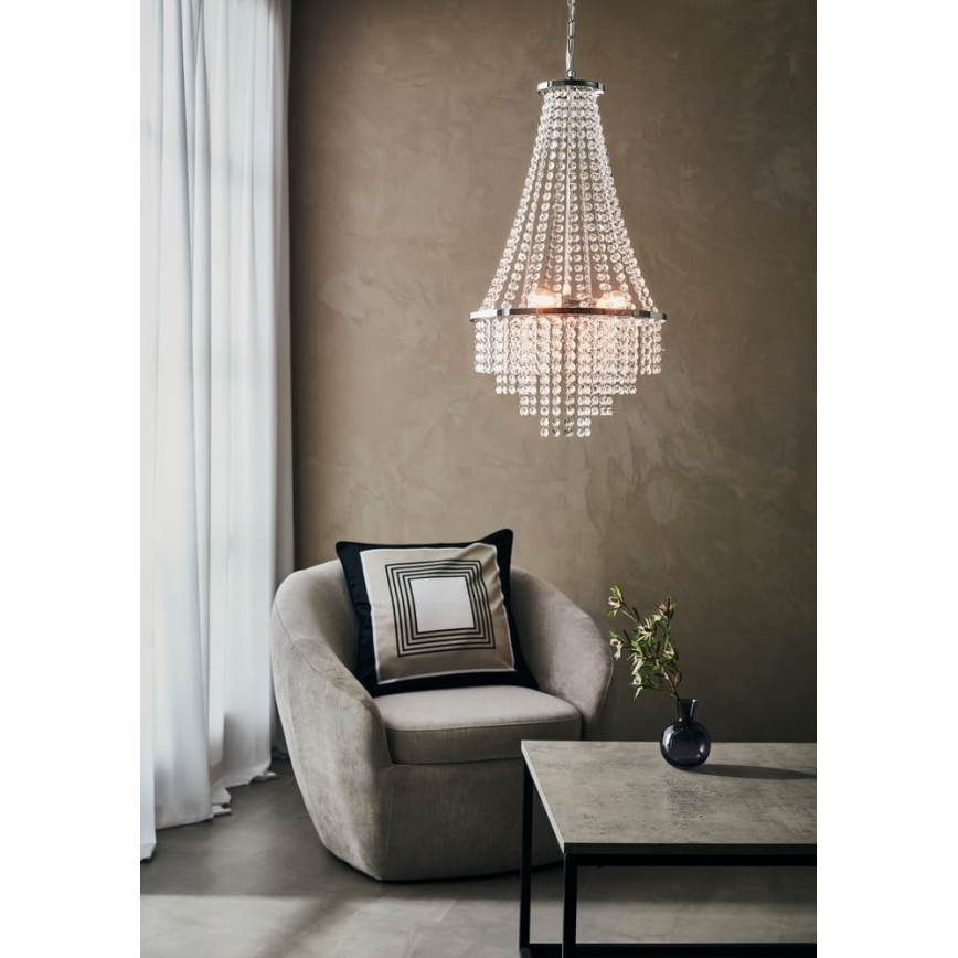 Markslöjd 108125 - Висящ кристален полилей ALLINGTON 3xE14/25W/230V
