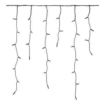 Markslöjd 108179 - LED Външна коледна завеса GARDEN24 160xLED/24V 3,1m топла бяла