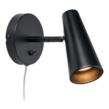 Markslöjd 108200 - Стенен спот CREST 1xGU10/7W/230V черен