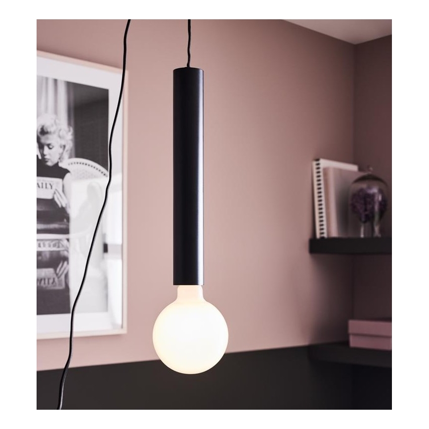 Markslöjd 108260 - Висящ полилей SENCILLO 1xE27/40W/230V черен