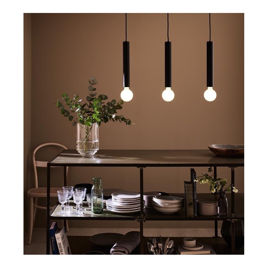 Markslöjd 108262 - Висящ полилей SENCILLO 3xE27/40W/230V черен