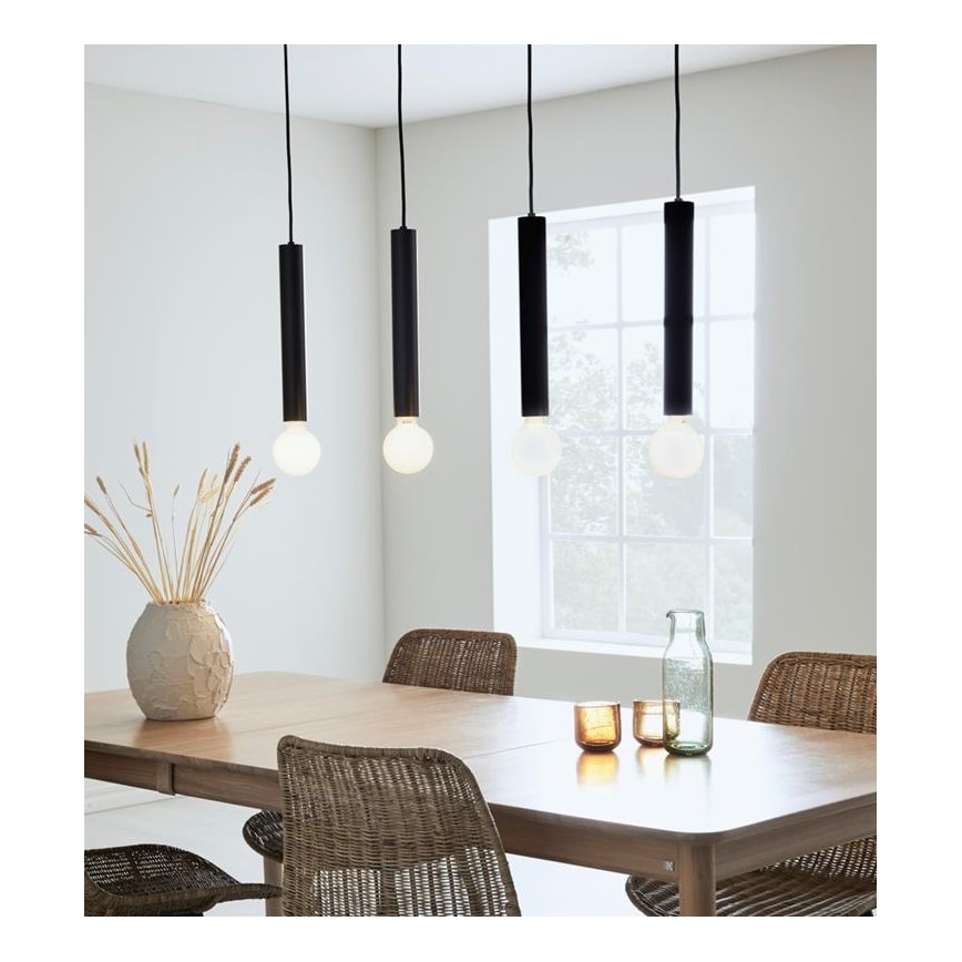 Markslöjd 108264 - Висящ полилей SENCILLO 4xE27/40W/230V черен