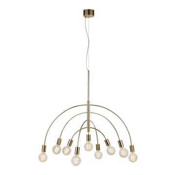 Markslöjd 108289 - Висящ полилей LAVELLO 9xE27/40W/230V златист