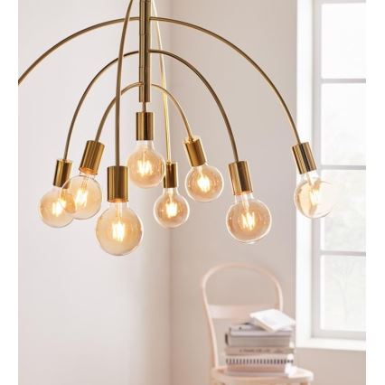 Markslöjd 108289 - Висящ полилей LAVELLO 9xE27/40W/230V златист
