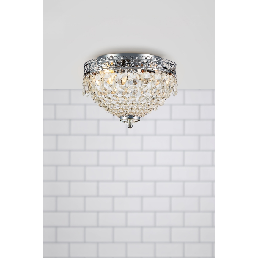 Markslöjd 108423 - Плафон JOLINE 2xE14/40W/230V матов хром