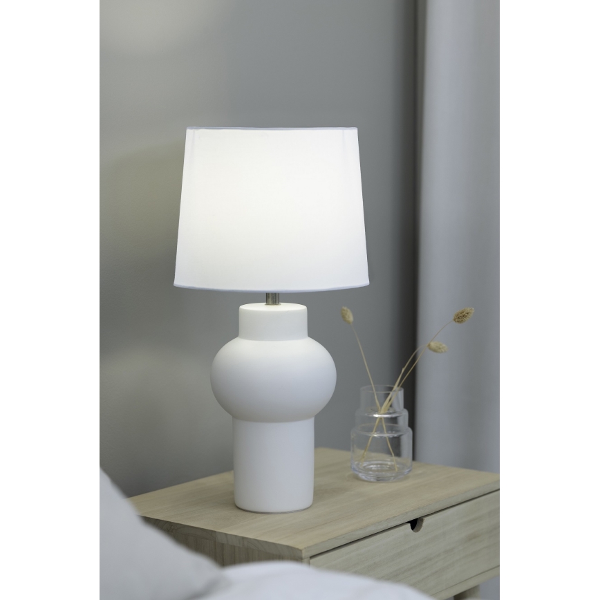 Markslöjd 108450 - Настолна лампа SHAPE 1xE27/40W/230V бял
