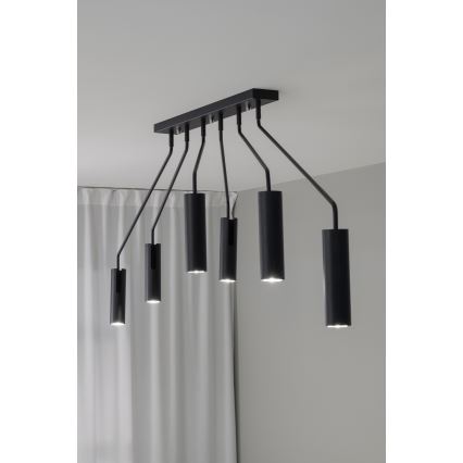 Markslöjd 108508 - Спот RAMUS 6xGU10/25W/230V черен