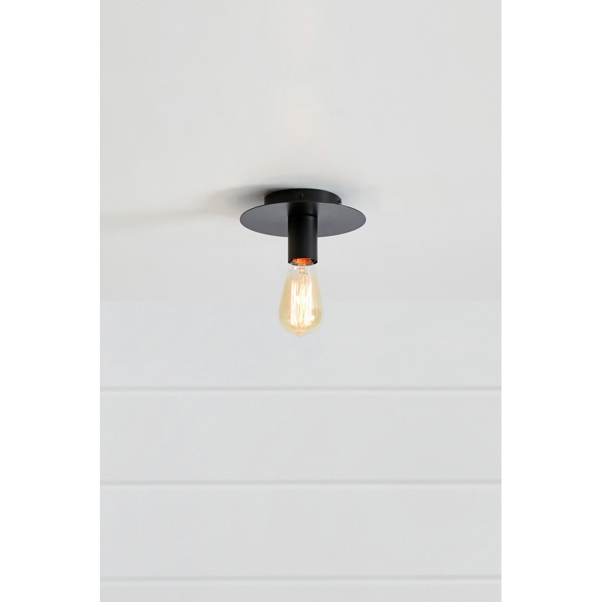 Markslöjd 108540 - Плафониера PIATTO 1xE27/40W/230V черен