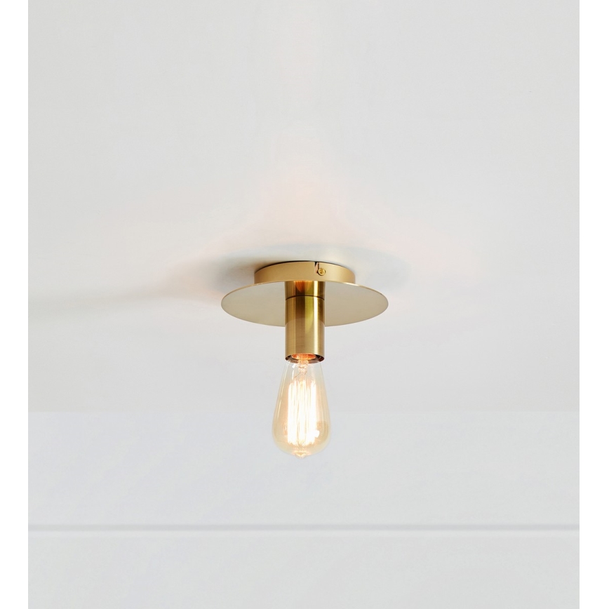 Markslöjd 108541 - Плафон PIATTO 1xE27/40W/230V златиста