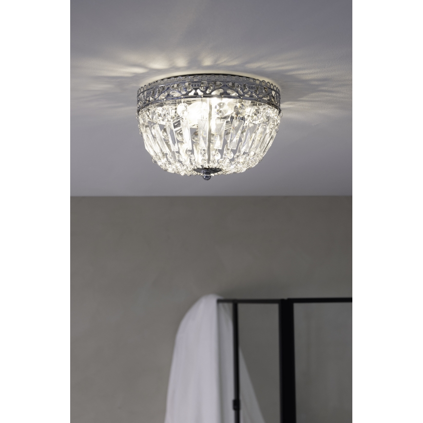 Markslöjd 108599 - Плафониера ETIENNE 2xE14/40W/230V лъскав хром