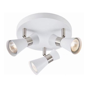 Markslöjd 108628 - Спот FOLIE 3xGU10/7W/230V бяла/матов хром