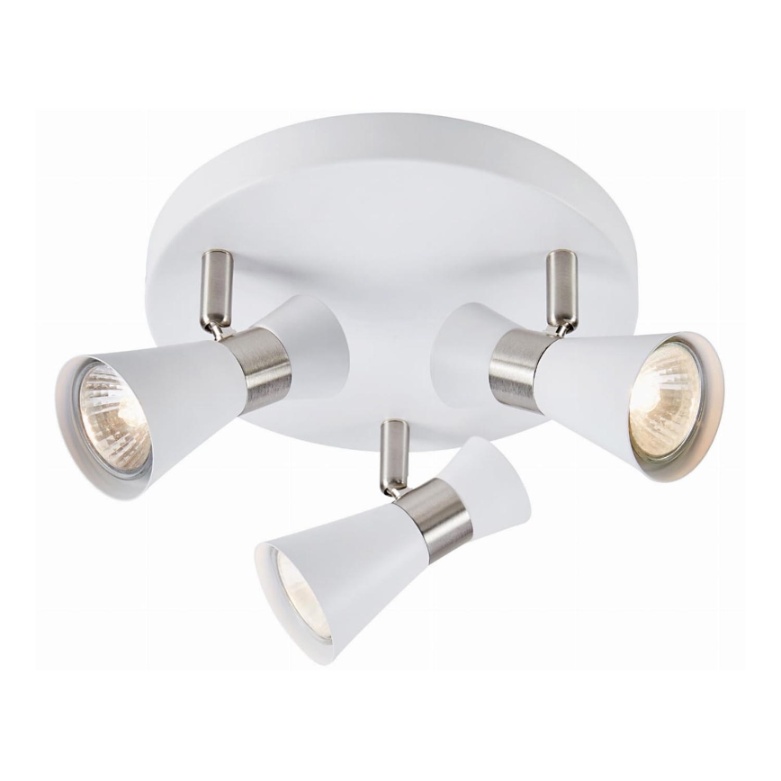 Markslöjd 108628 - Спот FOLIE 3xGU10/7W/230V бяла/матов хром