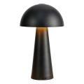 Markslöjd 108655 - Димируема акумулаторна настолна лампа FUNGI LED/1,5W/5V 2000 mAh IP44 черна
