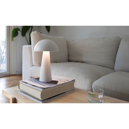 Markslöjd 108656 - LED Димируем rechargeable лампа FUNGI LED/1,5W/5V IP44 бял