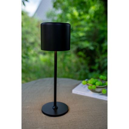 Markslöjd 108657 - LED Димируема акумулаторна настолна лампа FILO LED/2W/5V IP44 30 см черен